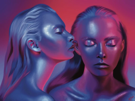 Whisper digital painting
